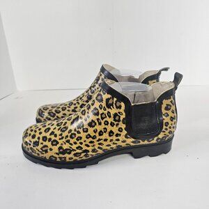 Unbranded Bootie Rubber Rain Leopard Casual M (7/8)